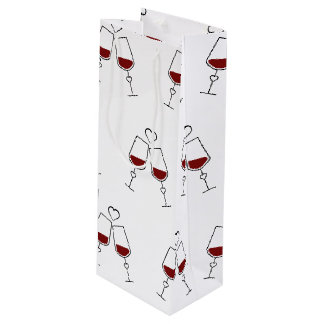 Bouteille Sac Cadeau de Vin pour Porter un Toast à l'Amour