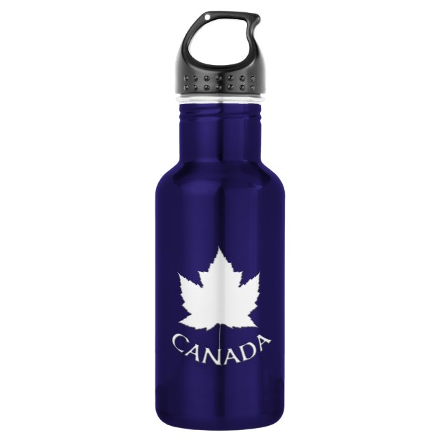 Bouteille souvenir du drapeau du Canada (Devant)