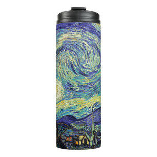 Bouteille thermo de nuit étoilée de Van Gogh