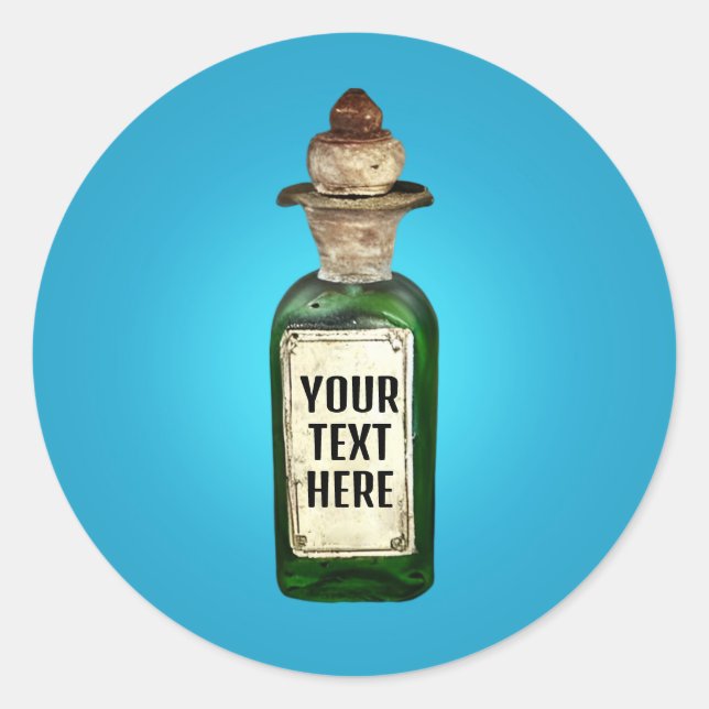 Bouteille vintage avec étiquette (Devant)