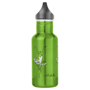 Bouteilles d'eau de nom Ballerina
