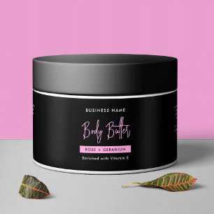 Bouteilles D'eau Étiquette de jarre cosmétique tendance pour le cor