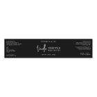 Étiquette noir minimaliste pour le beurre de sucre