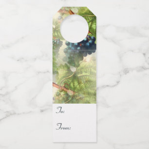 Bouteilles Étiquettes Cadeau À De Raisins Violets pour Boutei