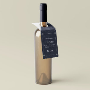 Bouteilles Étiquettes de suspension pour bouteille de mariage