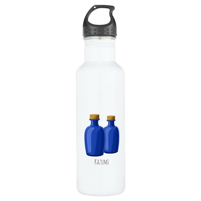 Bouteilles Ho'oponopono et Bleues personnalisées (Devant)