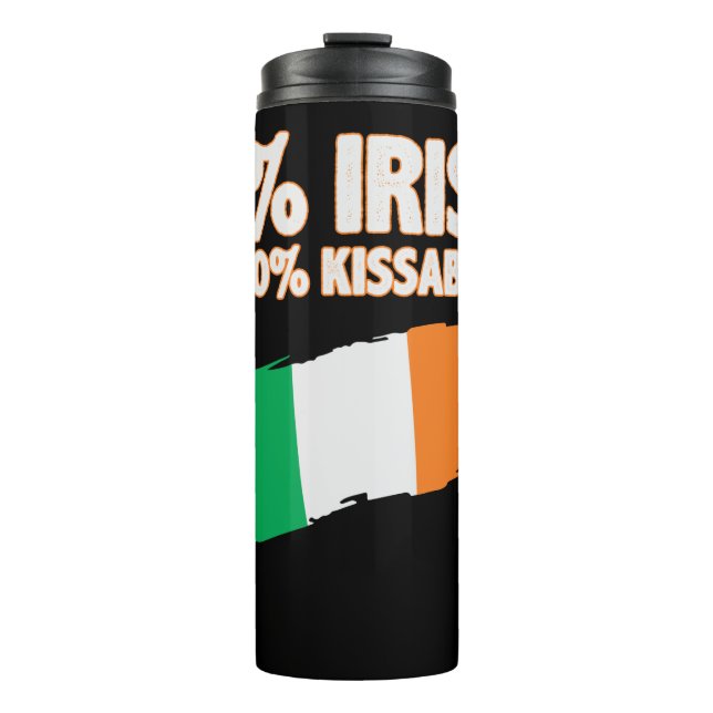 Bouteilles Isothermes 0% Irlandais 100% Kissable (Devant)