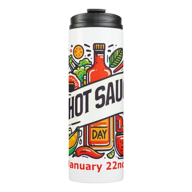 Bouteilles Isothermes 22 janvier - Journée de la sauce chaude (Devant)