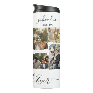 Bouteilles Isothermes 8 Huit Photo Moderne Élégant Collage Famille Amour