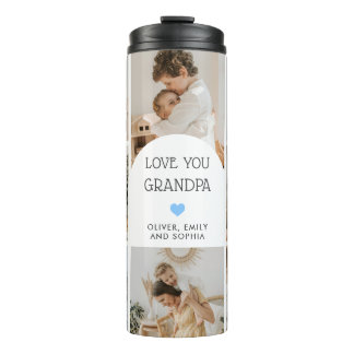 Bouteilles Isothermes 8 Photo Collage We Love You Grand-pa Arch