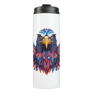 Bouteilles Isothermes A TO Z avec aigle américain avec symbole patriotiq