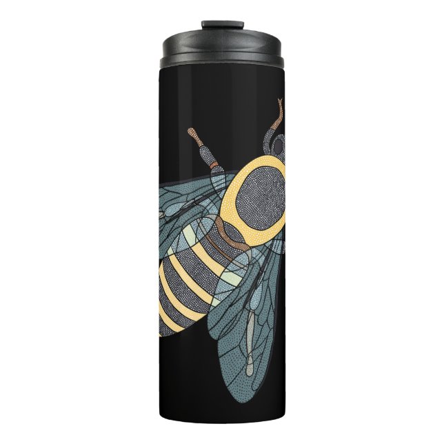 Bouteilles Isothermes Abeille (noire) - Tumbler (Devant)