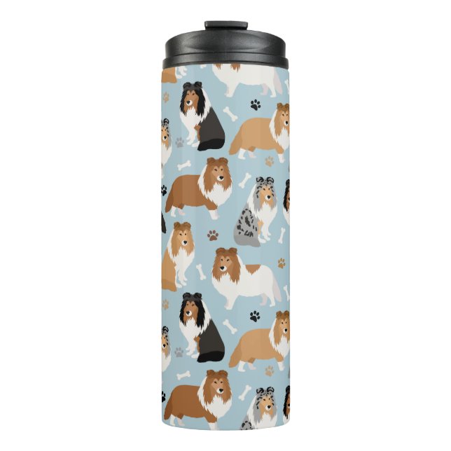 Bouteilles Isothermes Abri des os et des pattes de chien (Devant)