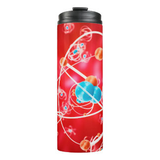 Bouteilles Isothermes Abstract atom background, Chemistry model of molec