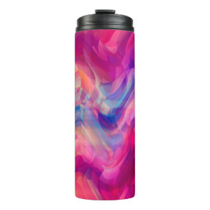 Bouteilles Isothermes Abstrait arrière - plan multicolore rose vif. Eleg