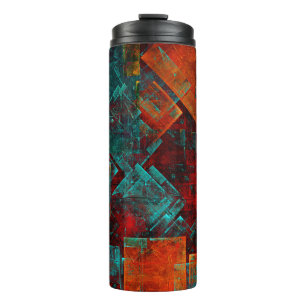 Bouteilles Isothermes Abstrait Cool coloré moderne Motif artistique