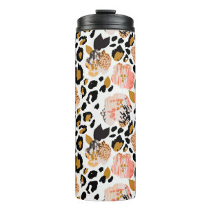 Bouteilles Isothermes Abstrait motif sans soudure fleurie : fleurs avec
