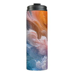 Bouteilles Isothermes Abstraits tourbillons colorés