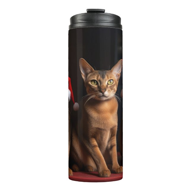 Bouteilles Isothermes Abyssinian près de la cheminée Noël (Devant)