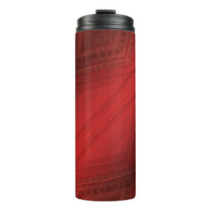 Bouteilles Isothermes Acceptation Motif de Boho Eclectique Rouge