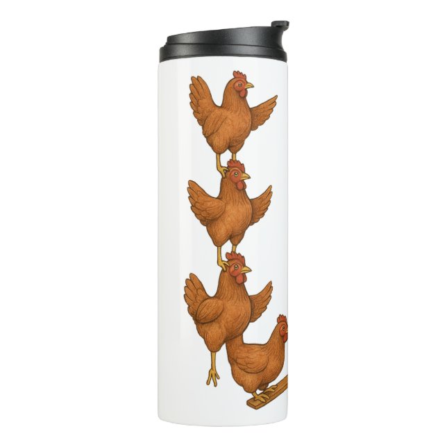 Bouteilles Isothermes Acrobates poulets (Tourné sur la gauche)