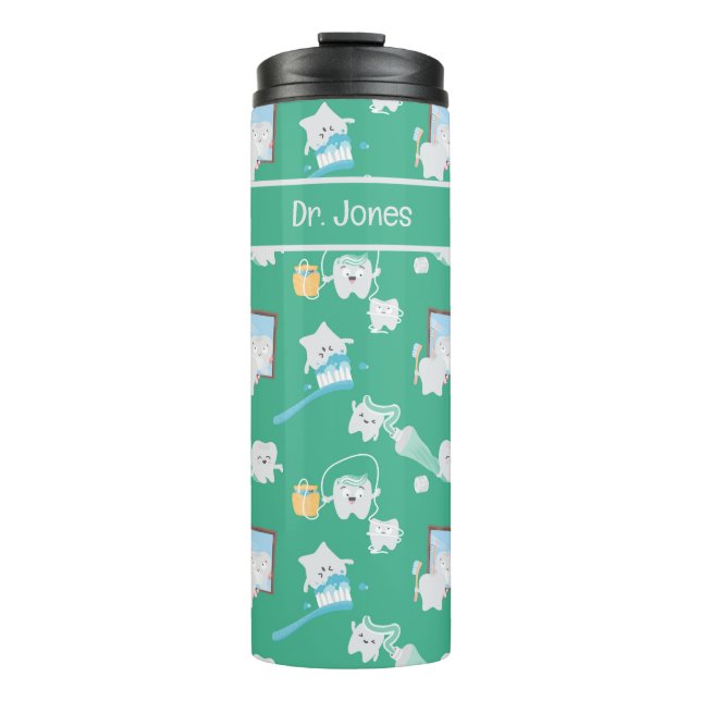 Bouteilles Isothermes Adorable Bébé Dents Bureau dentaire Dentiste (Devant)