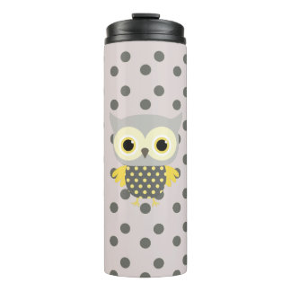 Bouteilles Isothermes Adorable Chouette points motif pépinière enfants g