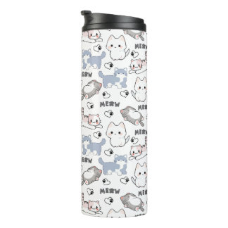Bouteilles Isothermes Adorables chatons dodus et cœurs Meow