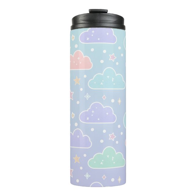 Bouteilles Isothermes Aesthetic Pastel Cloud Insulated Tumbler (Devant)