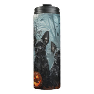 Bouteilles Isothermes Affenpinscher Halloween nuit chien délice