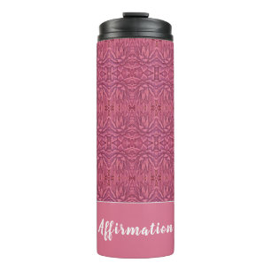 Bouteilles Isothermes Affirmation d'agave rouge Thermal Tumbler