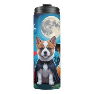 Bouteilles Isothermes Akita Chiens Citrouille Halloween Funny