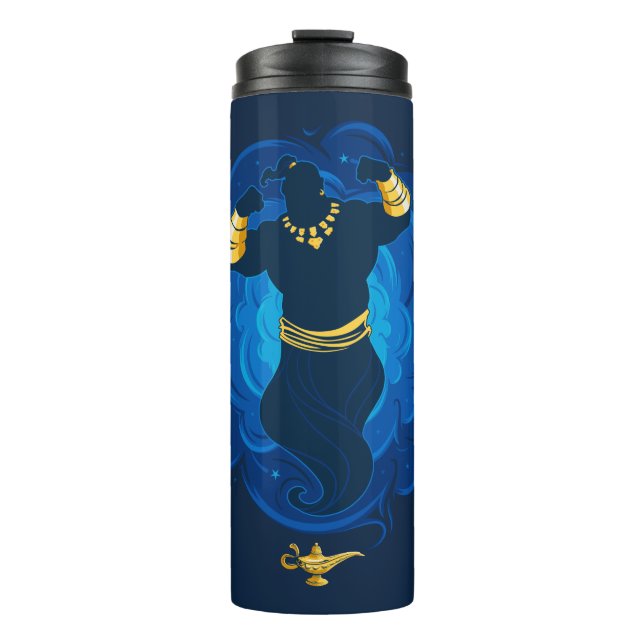 Bouteilles Isothermes Aladin| Génie émergent de la lampe (Devant)