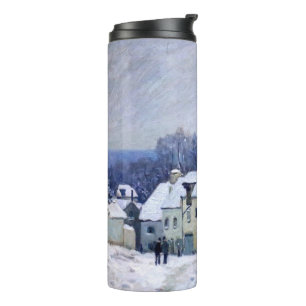 Bouteilles Isothermes Alfred Sisley - Place Chenil à Marly, Effet Neige