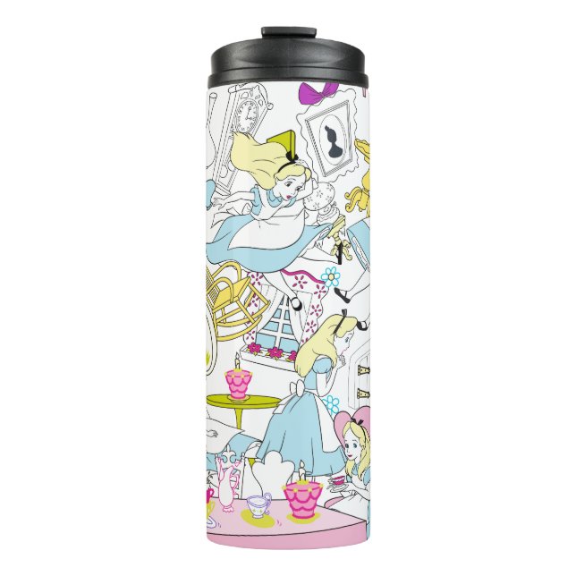 Bouteilles Isothermes Alice au pays des merveilles| Motif surdimensionné (Devant)