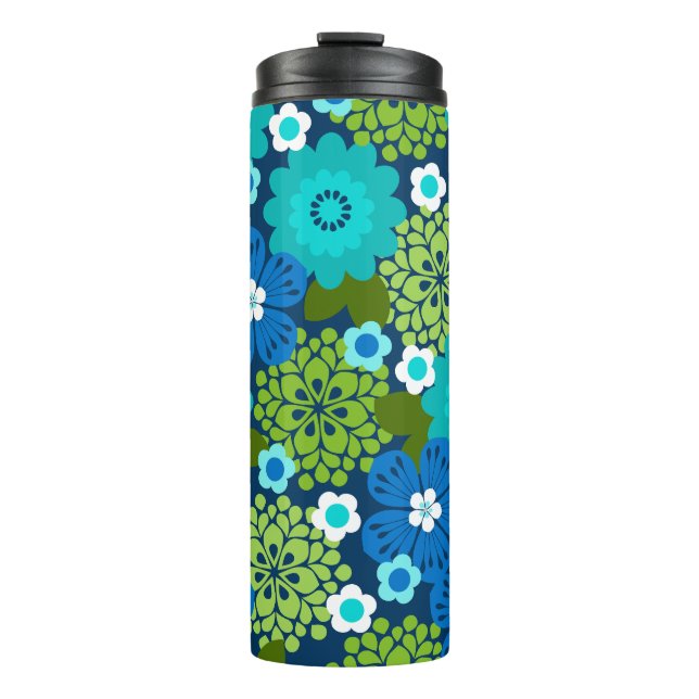 Bouteilles Isothermes Allana Garden Hawaiian Graphical Floral - Cool (Devant)