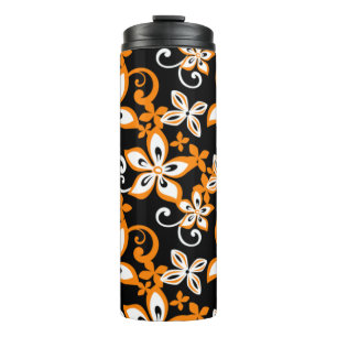 BOUTEILLES ISOTHERMES ALOHA HAWAII (NOIR/ORANGE) THERMAL TUMBLER