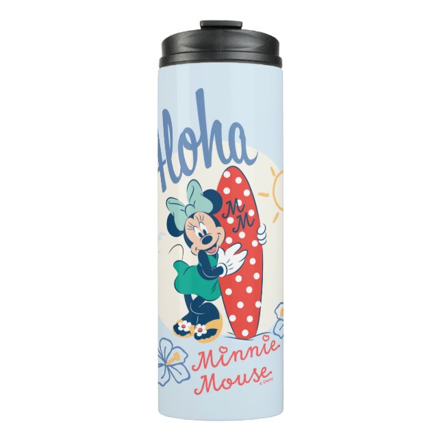 Bouteilles Isothermes Aloha Minnie Mouse Surf Style (Devant)