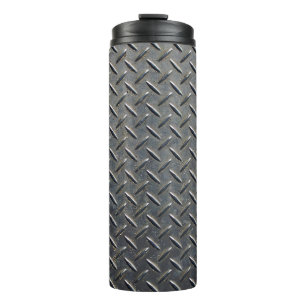 Bouteilles Isothermes Aluminium foncé : conception de forme Rhombus