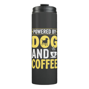 Bouteilles Isothermes Amateur de café chien propulsé par le design