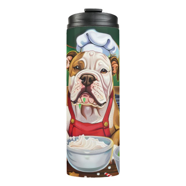 Bouteilles Isothermes American Bulldog Holiday Baking : Noël festif (Devant)