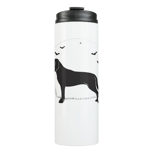 Bouteilles Isothermes American Foxhound Dog - Halloween Moon Silhouette (Devant)