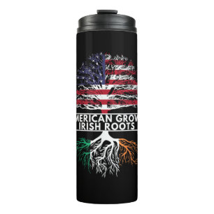 Bouteilles Isothermes American Grown Irish Roots Flag Irlande ST. PATRIQ
