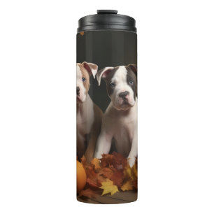 Bouteilles Isothermes American Staffordshire Puppy Automne Délice