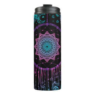 Bouteilles Isothermes Amérindien Dreamcatcher Moon Motif