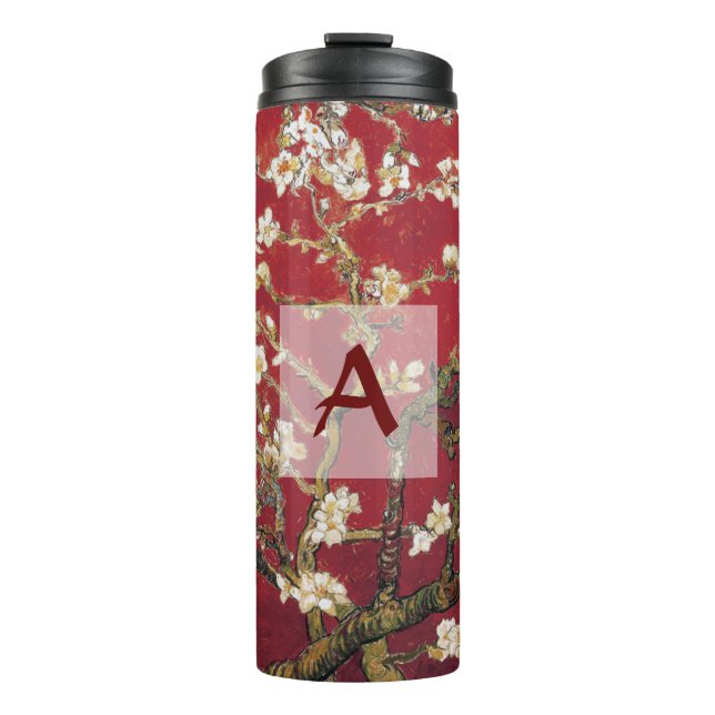 Bouteilles Isothermes Ammond Blossoms Red Vincent van Gogh Art Monogramm (Devant)