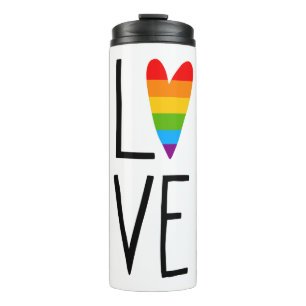 Bouteilles Isothermes Amour arc-en-ciel