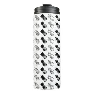 Bouteilles Isothermes ananas design noir et blanc