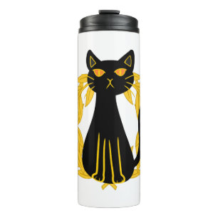 Bouteilles Isothermes Animaux de compagnie Black Cat Horreur Halloween E