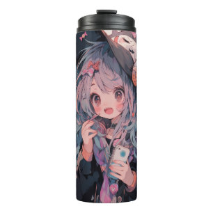 Bouteilles Isothermes Anime Manga Cute Fall sorcières Inspiré Tumbler